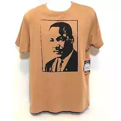 Martin Luther King Graphic T-shirt Brown Size Large 42/44 NEW • $18.99