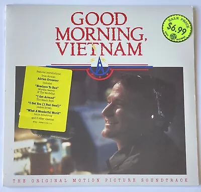 GOOD MORNING VIETNAM ~ Robin Williams *SEALED* Orig 1988 Soundtrack HYPE LP NEW • $75