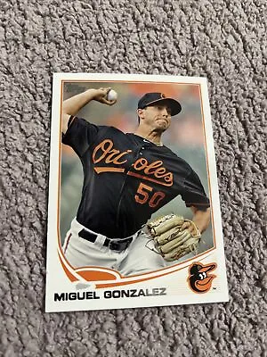 2013 Topps Series 2 Baseball Card Miguel Gonzalez #423 Orioles • $1.70