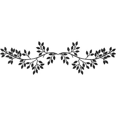 2Pcs Metal Tree Leaf Wall Olive Branch Leaf Wall Art Artistic Wall Hanging Sign • $14.85