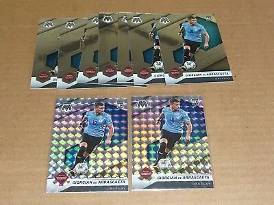 2021/22 Panini Mosaic WORLD CUP SOCCER GIORGIAN DE ARRASCAETA LOT OF 9 #120 • $2.99