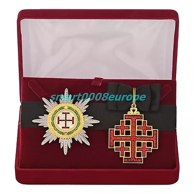 Badge And Star Of The Order Of The Holy Sepulcher In A Gift Box. Vatican. Repro • $80