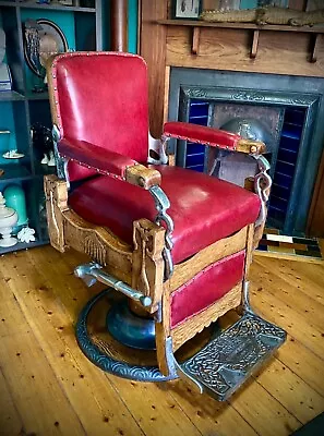 Antique Koken Congress Barber’s Chair • $1990