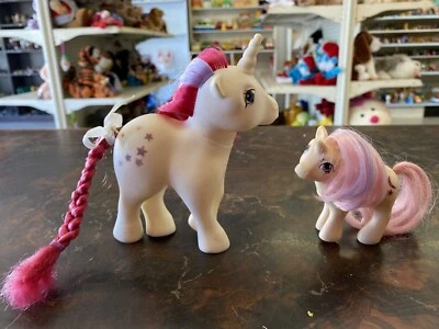 $29.95 • Buy VTG My Little Pony MLP 1983-84 G1  MOONDANCER  Unicorn Mom Baby Lot Hong Kong