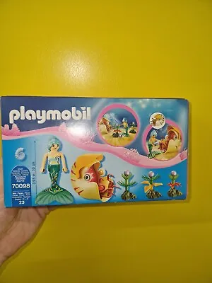 Playmobil 70098 Magic Mermaid With Snail Gondola Colourful New • £17.96