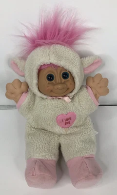 £7.28 • Buy Vintage Russ Troll Kidz  I Love Ewe  Lamb Sheep Russ Plush Stuffed Animal