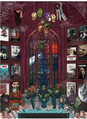 Horror Movie Night-1000 Pc. Jigsaw Puzzle-Part Of The SeriesDay Of The Dead • $14.99