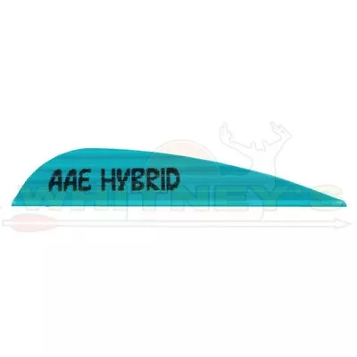 AAE Archery Hybrid 26 Vanes - Teal - 50pk - HY26TL50 • $14.99