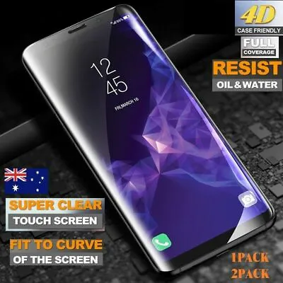 $7.59 • Buy Samsung Tempered Glass Screen Protector S10e S9 S8 Plus S7 S20 S21 Ultra Edge 