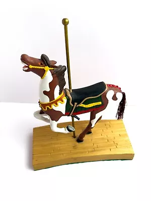 Vintage Antique American Folkart  Carved Wooden Carousel Horse Doll Sculpture • $249.94