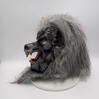 Werewolf Halloween Mask Deluxe Gray Over The Head Mask • $18.49