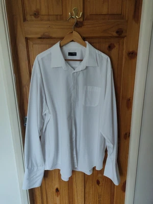 £1.99 • Buy Men's Taylor & Nash Pristine White Cotton French Cuff Button Up Shirt 19.5 49cm