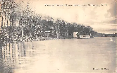 1912 Forest House From Lake Mahopac NY Post Card Putnam County • $12