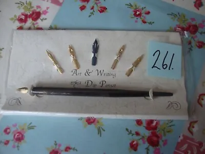 Dip Pen Set Calligraphy Pen Bank Of England Art & Writing Dip Penset  (261) • £4.95