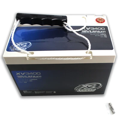 $499.99 • Buy XS Power 12V 1500 Watts 1335 Max Amps Lithium Titanate Starting Battery XV3400