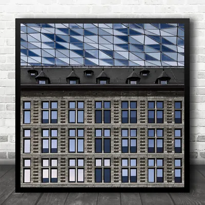 £29.59 • Buy Havenhuis New Old Zaha Hadid Building Offices Windows Special Square Print