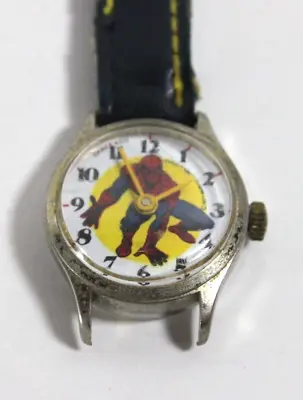 Vintage Spiderman Watch 1977 Dabs & Co - Rare VTG Comics Marvel 70's For Parts • $29.99