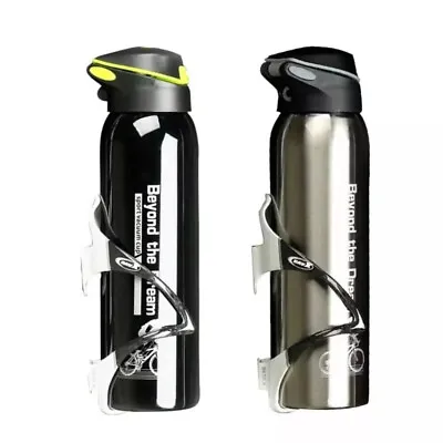 Mountain Bike Bicycle Water Bottle Kettle Cycling Thermos Sports Bottle 500ml • $19.84