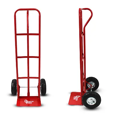 200Kg Sack Truck Heavy Duty Hand Two Wheel Commercial Trolley Tyre Barrow Load • £49.85