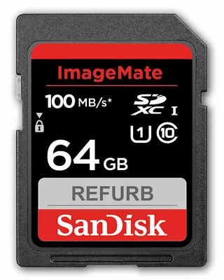 SanDisk SD 64GB ULTRA  ImageMate Memory Card 64 GB SDXC UHS-I Card Class 10 • $6.49