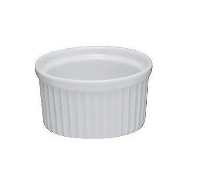 White Ceramic Ramekin 9cm - Set Of 6 • £13.99