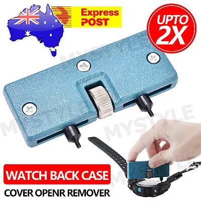 Back Case Watch Cover Opener Wrench Repair Remover Kit Watchmaker Removal Tool • $5.35