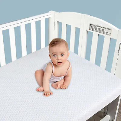 Infant Memory Foam Crib Mattress Bedding Toppers 38x26  With 1/2xCover For Graco • $35.98