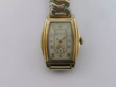 Vintage Bulova Watch Fancy Case 1930's 15j Cal 10AN Needs Serviced • $50