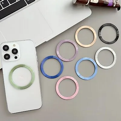 Adhesive For Phone Magsafe Wireless Charging Metal Ring Sticker Mag Ring Circle • $7.31
