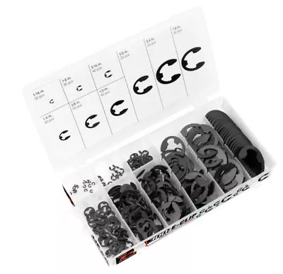 Wilmar Performance Tool W5208 300 Piecce Auto Home  E-Clip Assortment • $8.35