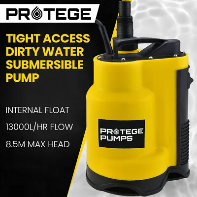 $134 • Buy 【EXTRA10%OFF】PROTEGE Dirty Water Submersible Sump Pump Tight Access Drainage