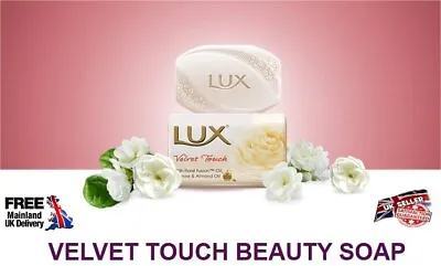 £1.99 • Buy Lux Velvet Touch Soap Bar With Silk Essence Jasmine & Almond Oil 85g