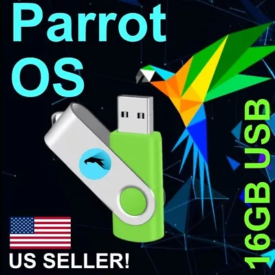 Parrot Security 6.0 64Bit OS USB Bootable Live Linux Penetration/Hacking • $14.99