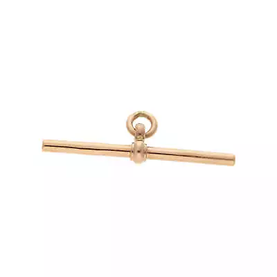 Pre-Owned 9ct Rose Gold T-Bar Pendant  9ct Gold Unisex • £102.35