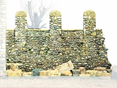 Model Victoria 1/35 North-East Italian Stone Wall With Pillars Section WWI 1411 • $48.56