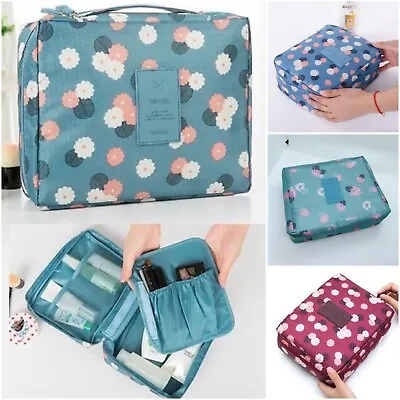 £4.95 • Buy Lady Women Wash Bag Toiletry Handbag Hanging Travel Case Cosmetic Make Up Pouch
