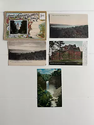 Ithaca New York NY Vintage Postcards And Souvenir Folder ~ Lot Of 5 • $12