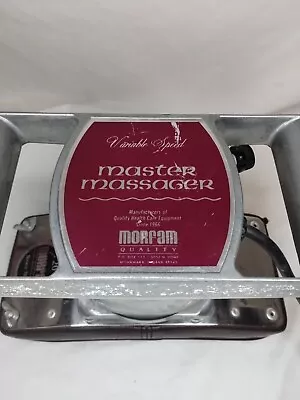 Vintage Morfam Variable Speed Master Massager M73-625A 4600 RPM Hand Held • $37.99