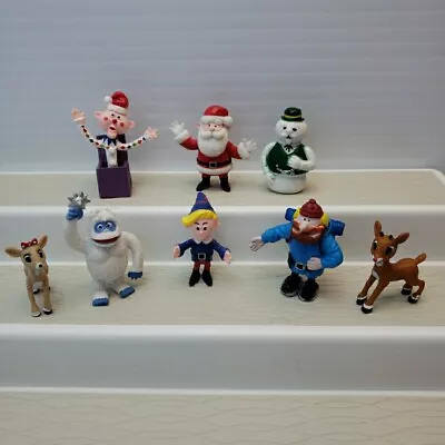 Rudolph The Rednose Reindeer Island Of Misfit Toys PVC Figures 8 Pieces Lot • $16.99