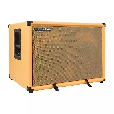 Sound Town 2 X 10“ 400W Bass Cabinet W/ Horn Birch Plywood Orange (BGC210OR) • $225.24