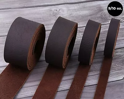 $28.58 • Buy WD-47 Brown Tooling Leather Straps 1/2  To 4  Wide,50'' Inches Long 9/10 Oz...