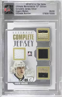 2012-13 ITG Ultimate Memorabilia 12th Edition Silver /9 Evgeni Malkin • $103.75