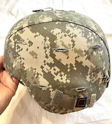 Genuine Us Army Sds Ach Mich Level Iiia Hel Met With Acu Cover - Medium/large • $385