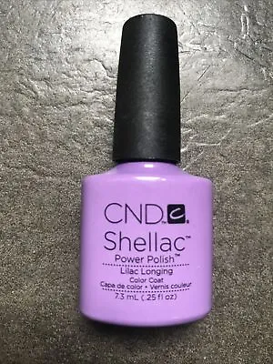 £13.99 • Buy Genuine CND Shellac Gel UV LED Nail Polish, Lilac Longing, Purple, New, Unboxed