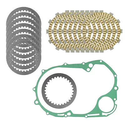 Clutch Friction Steel Plates And Gasket Kit For Yamaha XVS1100 V-Star 1100 99-09 • $38.99