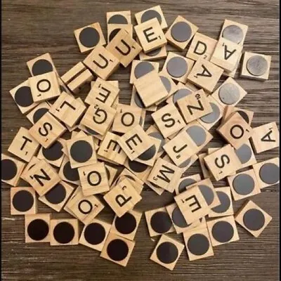 3/4” X 7/8” Magnetic Scrabble Tiles For Educators. A Fun Twist On Learning! • $9