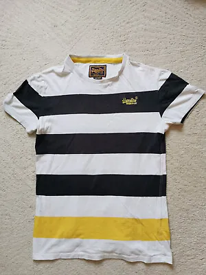 £3 • Buy Boys/Mens Striped Vintage Superdry T. Shirt Size Small (Chest 34 Inch)