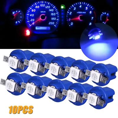 10X T5 B8.5D 5050 1SMD LED Dashboard Dash Gauge Instrument Interior Light Bulbs • $13.99