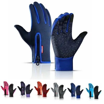 Thermal Windproof Waterproof Winter Gloves  Men Women Touch Screen Warm Mittens • $9.99