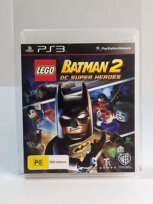 Lego Batman 2 DC Super Heroes Sony Playstation 3 PS3 Game - VGC-Free Postage • $14.95